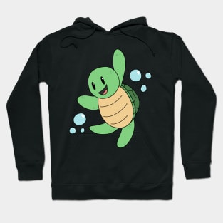 Friendly Sea Turtle Says Hi Hoodie